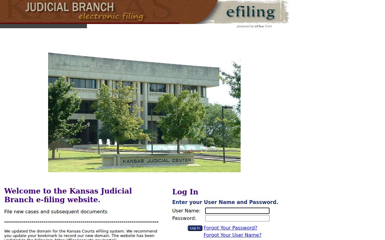 Ottawa County court records eFiling portal and support screen