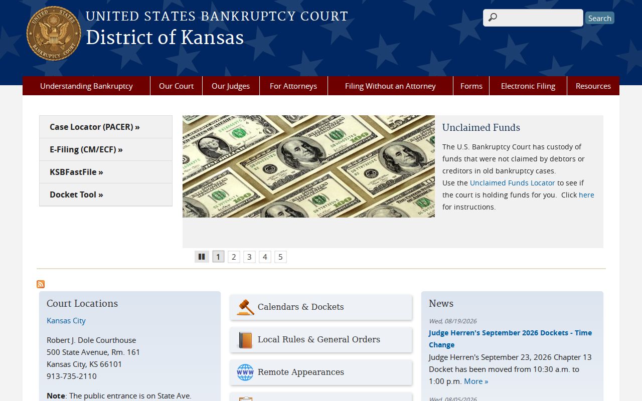 Ottawa County criminal docket federal bankruptcy route